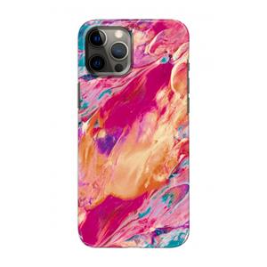 CaseCompany Pastel Echoes: Volledig geprint iPhone 12 Hoesje