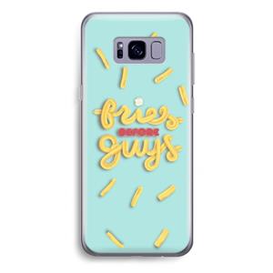 CaseCompany Always fries: Samsung Galaxy S8 Plus Transparant Hoesje