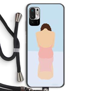 CaseCompany Mirror: Xiaomi Redmi Note 10 5G Transparant Hoesje met koord