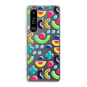 CaseCompany 8-bit N°1: Sony Xperia 1 III Transparant Hoesje