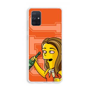 CaseCompany Jamie Lee Simpson: Galaxy A71 Transparant Hoesje