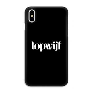 CaseCompany Topwijf Zwart: iPhone X Tough Case