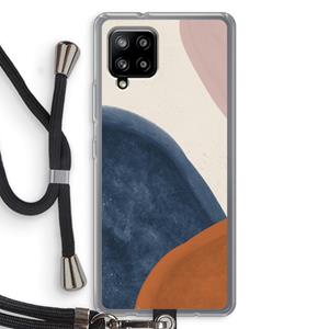 CaseCompany Geo #1: Samsung Galaxy A42 5G Transparant Hoesje met koord