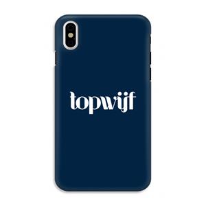 CaseCompany Topwijf Navy: iPhone X Tough Case