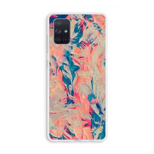 CaseCompany Alone: Galaxy A71 Transparant Hoesje