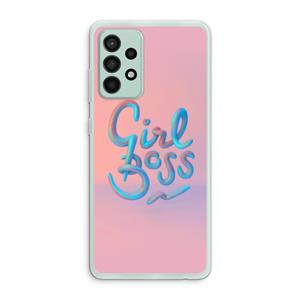 CaseCompany Girl boss: Samsung Galaxy A52s 5G Transparant Hoesje