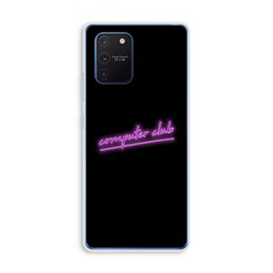 CaseCompany Vice Black: Samsung Galaxy Note 10 Lite Transparant Hoesje