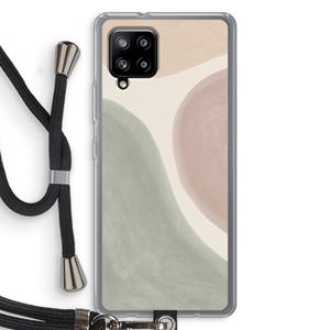 CaseCompany Geo #6: Samsung Galaxy A42 5G Transparant Hoesje met koord