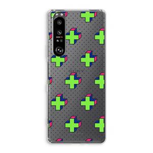 CaseCompany 8-bit N°10: Sony Xperia 1 III Transparant Hoesje