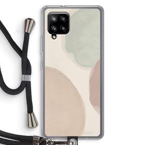 CaseCompany Geo #8: Samsung Galaxy A42 5G Transparant Hoesje met koord