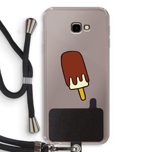 CaseCompany Frisco: Samsung Galaxy J4 Plus Transparant Hoesje met koord