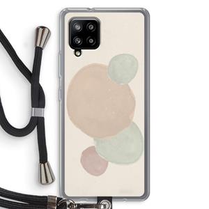 CaseCompany Geo #9: Samsung Galaxy A42 5G Transparant Hoesje met koord