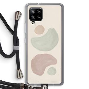 CaseCompany Geo #10: Samsung Galaxy A42 5G Transparant Hoesje met koord