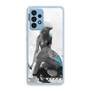 CaseCompany I will not feel a thing: Samsung Galaxy A52 Transparant Hoesje