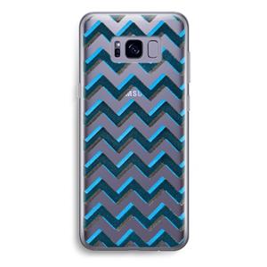 CaseCompany Onderbroken lijn: Samsung Galaxy S8 Plus Transparant Hoesje