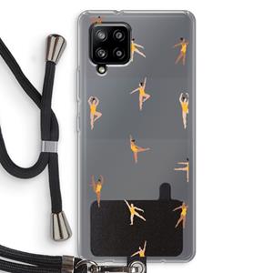 CaseCompany Dans #2: Samsung Galaxy A42 5G Transparant Hoesje met koord