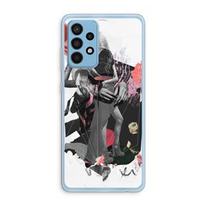 CaseCompany Dissimulation du réel: Samsung Galaxy A52 Transparant Hoesje