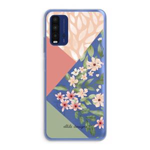 CaseCompany Sweet heaven geometrics: Xiaomi Redmi 9T Transparant Hoesje