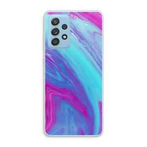CaseCompany Zweverige regenboog: Samsung Galaxy A73 Transparant Hoesje