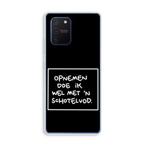 CaseCompany Schotelvod: Samsung Galaxy Note 10 Lite Transparant Hoesje