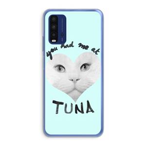 CaseCompany You had me at tuna: Xiaomi Redmi 9T Transparant Hoesje