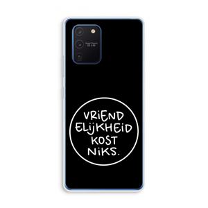 CaseCompany Vriendelijkheid: Samsung Galaxy Note 10 Lite Transparant Hoesje