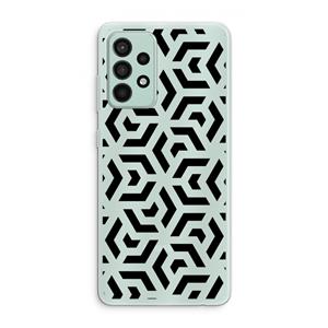 CaseCompany Crazy pattern: Samsung Galaxy A52s 5G Transparant Hoesje