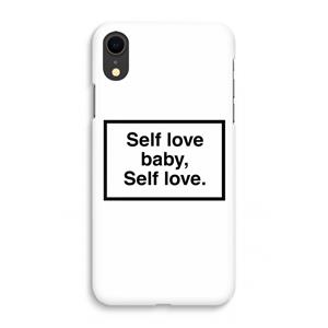 CaseCompany Self love: iPhone XR Volledig Geprint Hoesje