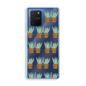 CaseCompany Sansevieria: Samsung Galaxy Note 10 Lite Transparant Hoesje