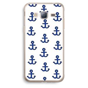 CaseCompany Ankers: Samsung Galaxy J3 (2016) Transparant Hoesje