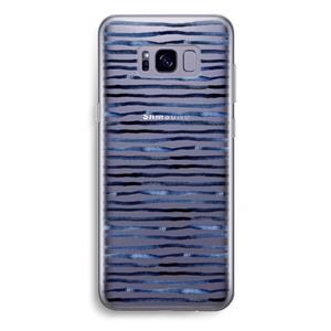 CaseCompany Verrassende lijnen: Samsung Galaxy S8 Plus Transparant Hoesje