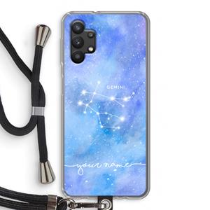 CaseCompany Sterrenbeeld - Licht: Samsung Galaxy A32 5G Transparant Hoesje met koord