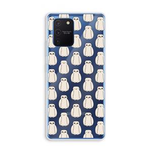 CaseCompany Uilen: Samsung Galaxy Note 10 Lite Transparant Hoesje