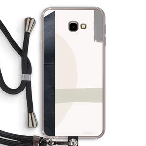 CaseCompany Baca: Samsung Galaxy J4 Plus Transparant Hoesje met koord