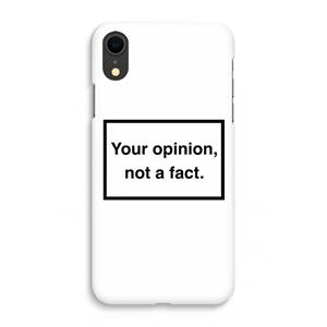 CaseCompany Your opinion: iPhone XR Volledig Geprint Hoesje