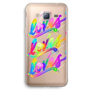 CaseCompany Loves: Samsung Galaxy J3 (2016) Transparant Hoesje