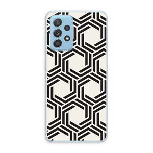 CaseCompany Geometrisch patroon: Samsung Galaxy A73 Transparant Hoesje