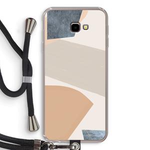 CaseCompany Formo: Samsung Galaxy J4 Plus Transparant Hoesje met koord