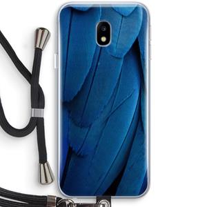 CaseCompany Pauw: Samsung Galaxy J3 (2017) Transparant Hoesje met koord