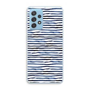 CaseCompany Verrassende lijnen: Samsung Galaxy A73 Transparant Hoesje
