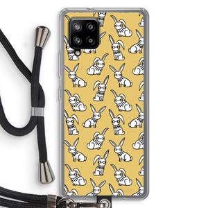 CaseCompany Haas: Samsung Galaxy A42 5G Transparant Hoesje met koord