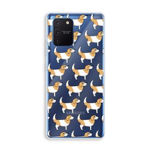 CaseCompany Doggy: Samsung Galaxy Note 10 Lite Transparant Hoesje