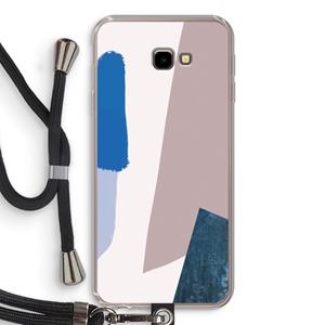 CaseCompany Lapis: Samsung Galaxy J4 Plus Transparant Hoesje met koord