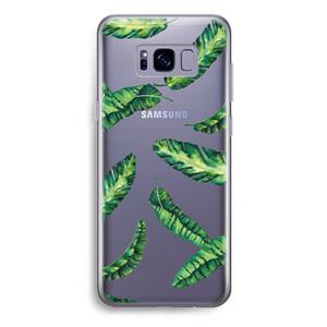 CaseCompany Lange bladeren: Samsung Galaxy S8 Plus Transparant Hoesje