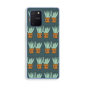 CaseCompany Sansevieria: Samsung Galaxy Note 10 Lite Transparant Hoesje