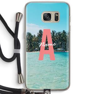 CaseCompany Pacific Dream: Samsung Galaxy S7 Transparant Hoesje met koord
