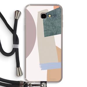CaseCompany Lindo: Samsung Galaxy J4 Plus Transparant Hoesje met koord