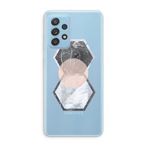 CaseCompany Creatieve toets: Samsung Galaxy A73 Transparant Hoesje