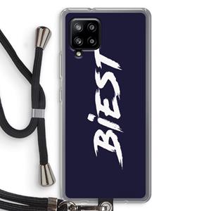 CaseCompany Biest: Samsung Galaxy A42 5G Transparant Hoesje met koord