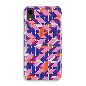 CaseCompany Skew Blush 3: iPhone XR Volledig Geprint Hoesje